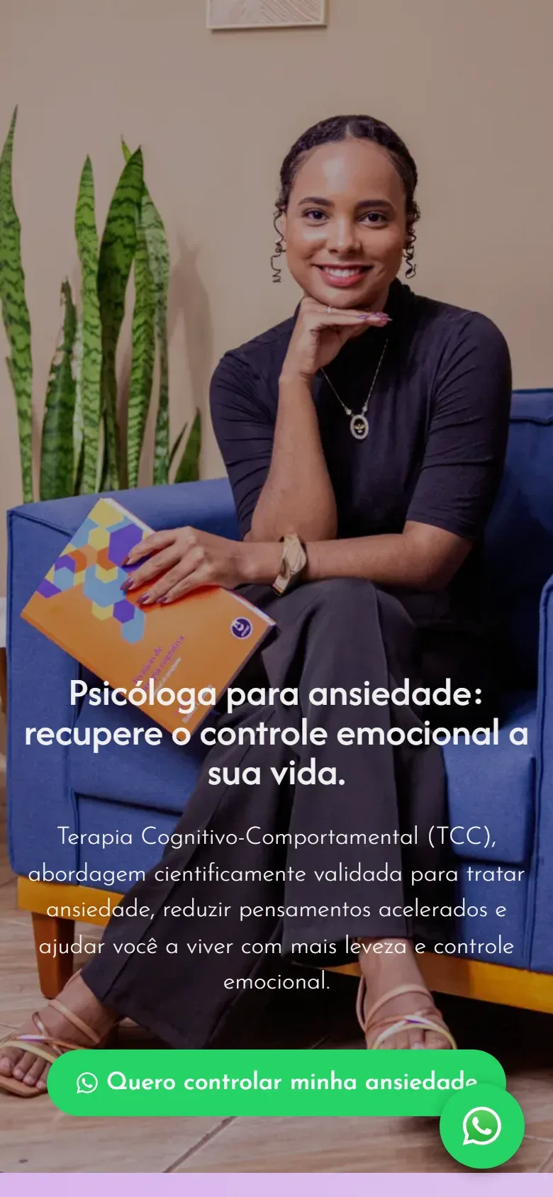 O mesmo site no celular